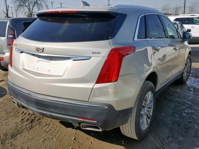 1GYKNBRS4HZ138099 - 2017 CADILLAC XT5 LUXURY GOLD photo 4