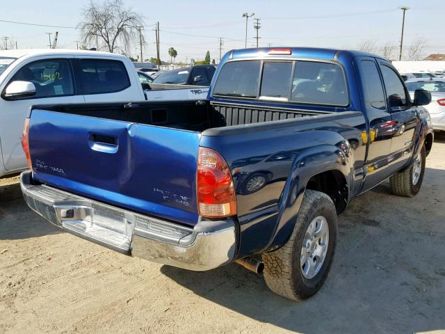 5TETU62N66Z215355 - 2006 TOYOTA TACOMA PRE BLUE photo 4