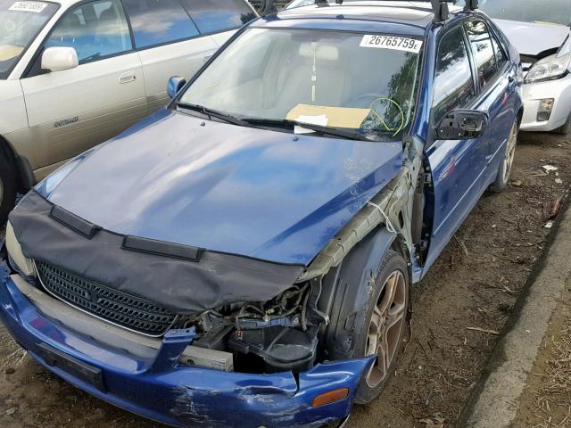 JTHBD192530065131 - 2003 LEXUS IS 300 BLUE photo 2