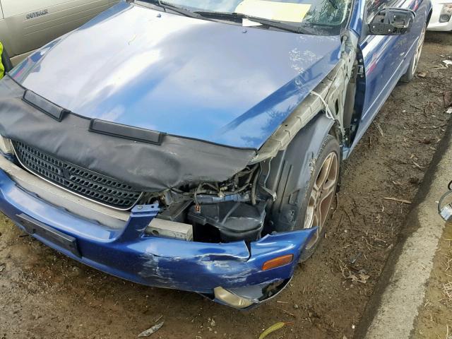 JTHBD192530065131 - 2003 LEXUS IS 300 BLUE photo 9