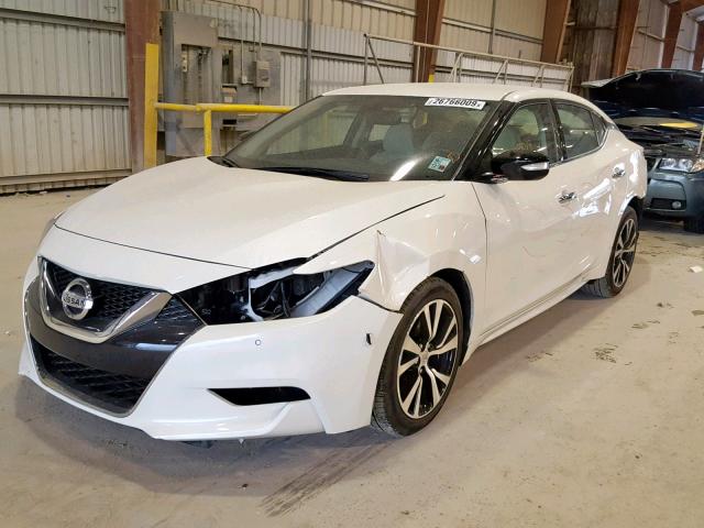 1N4AA6AP2JC365849 - 2018 NISSAN MAXIMA 3.5 WHITE photo 2