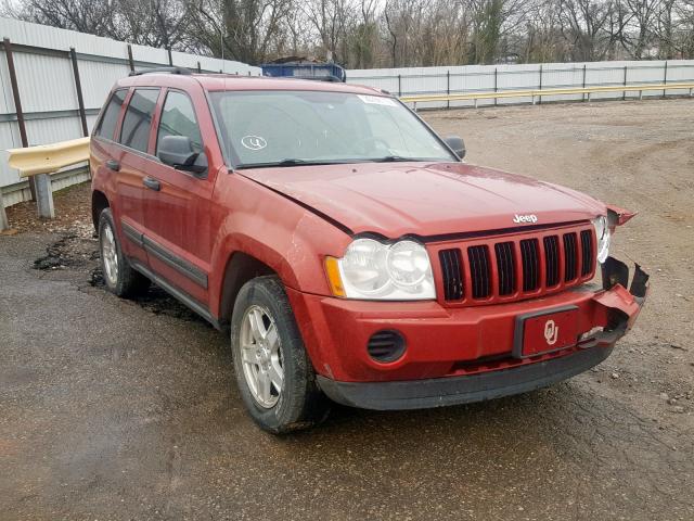 1J4GS48K55C557959 - 2005 JEEP GRAND CHER RED photo 1