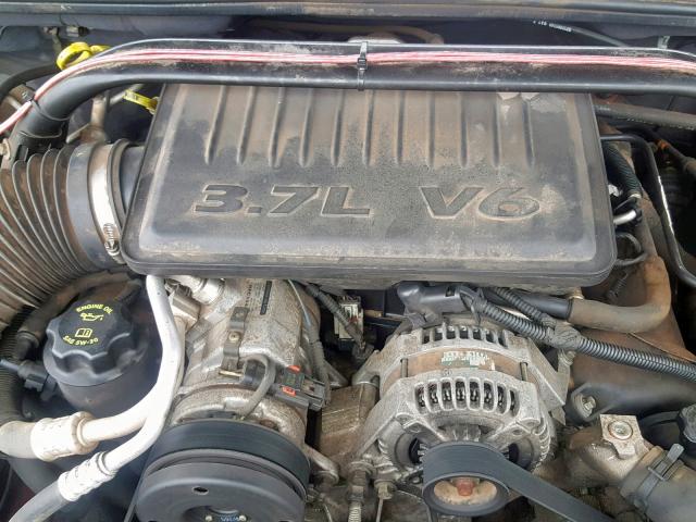 1J4GS48K55C557959 - 2005 JEEP GRAND CHER RED photo 7