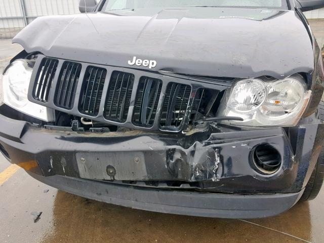 1J8GS48K97C623253 - 2007 JEEP GRAND CHER BLACK photo 9