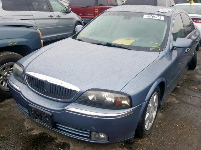 1LNHM86S14Y646293 - 2004 LINCOLN LS BLUE photo 2