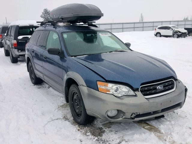 4S4BP61C567351594 - 2006 SUBARU LEGACY OUT BLUE photo 1