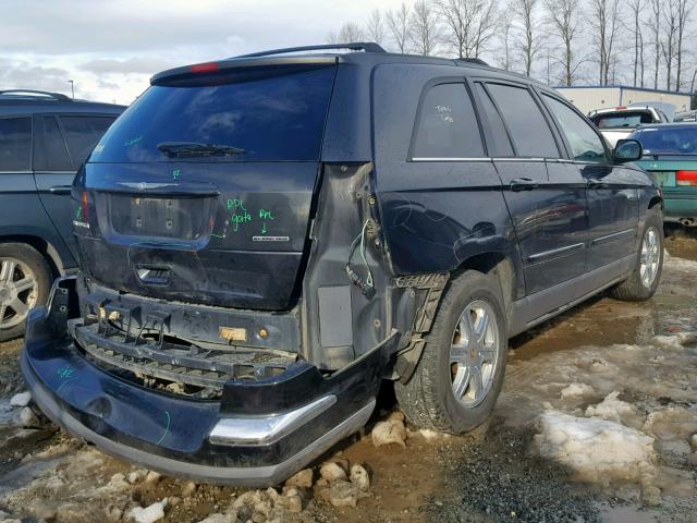 2C8GF68444R296058 - 2004 CHRYSLER PACIFICA BLACK photo 4