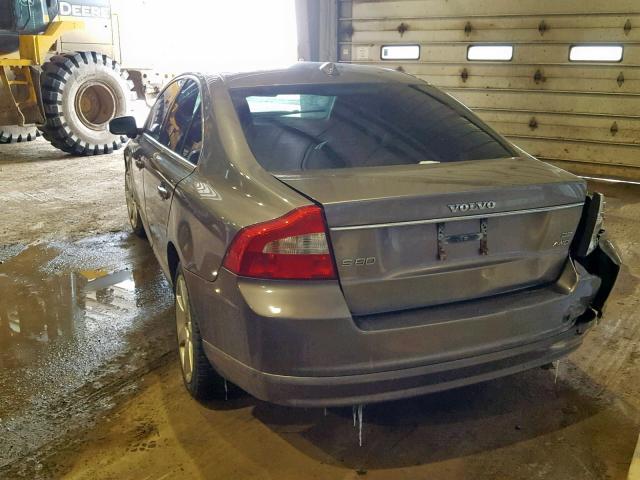 YV1AH982171024622 - 2007 VOLVO S80 3.2 BROWN photo 3