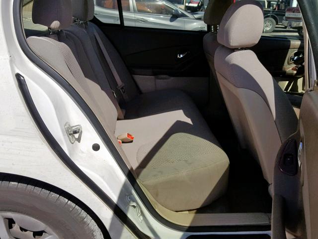 1G1ZS58F47F292260 - 2007 CHEVROLET MALIBU LS WHITE photo 6