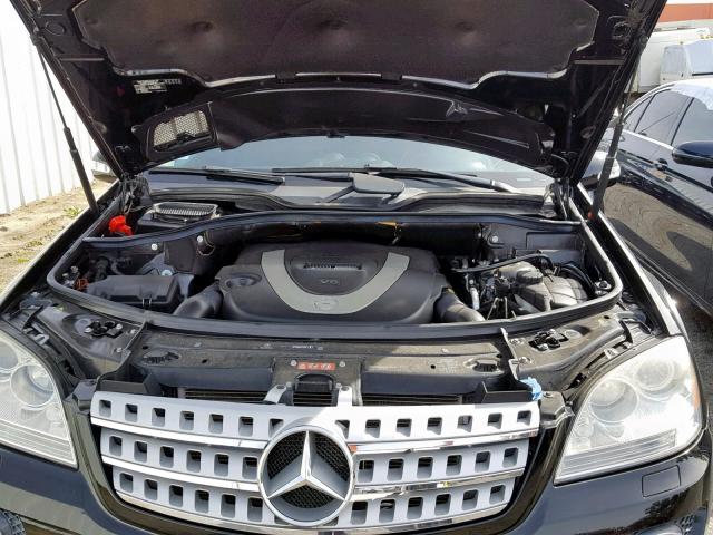 4JGBB86E58A438227 - 2008 MERCEDES-BENZ ML 350 BLACK photo 7