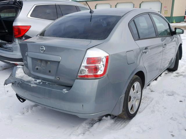 3N1AB61E98L750753 - 2008 NISSAN SENTRA 2.0 GRAY photo 4