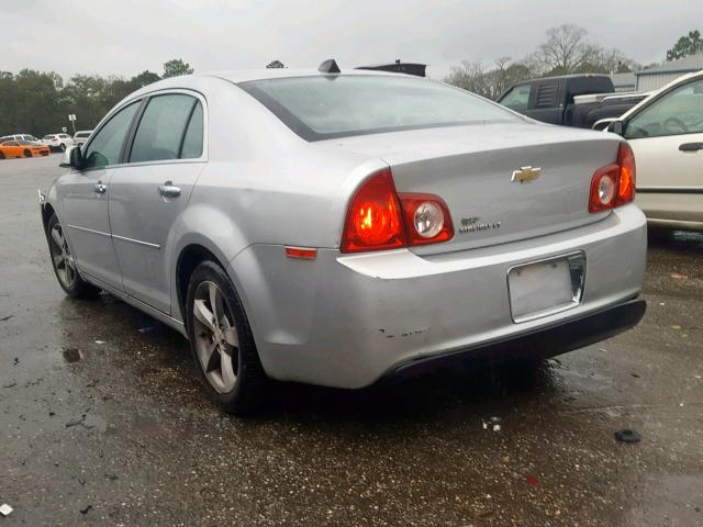 1G1ZC5E01CF268943 - 2012 CHEVROLET MALIBU 1LT ვერცხლისფერი ფოტო 3