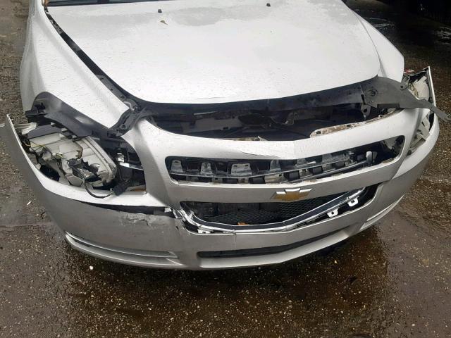 1G1ZC5E01CF268943 - 2012 CHEVROLET MALIBU 1LT ვერცხლისფერი ფოტო 9