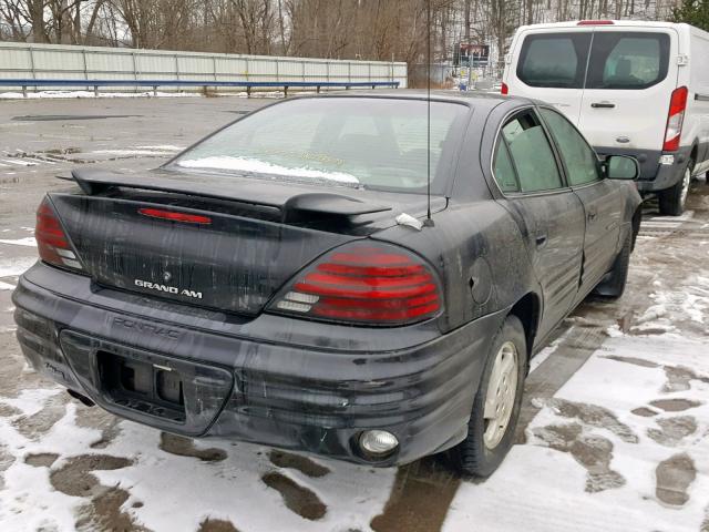 1G2NE52E2XM709775 - 1999 PONTIAC GRAND AM S BLACK photo 4