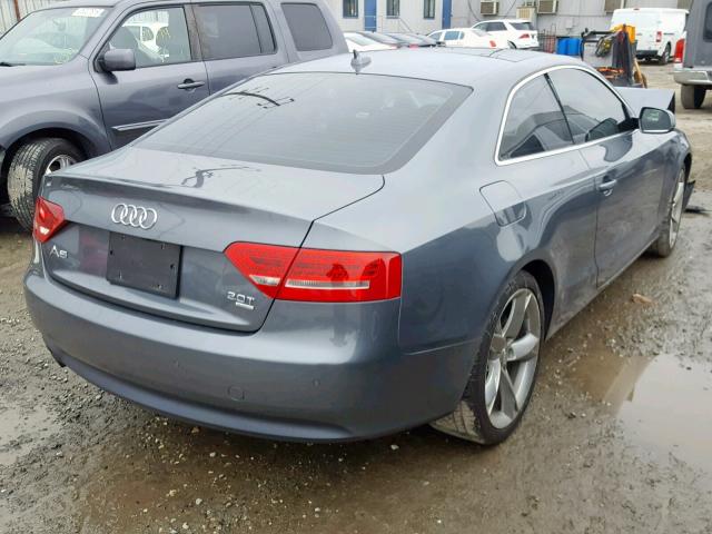 WAULFAFR5CA035488 - 2012 AUDI A5 PREMIUM GRAY photo 4