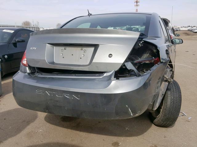 1G8AL55F26Z153659 - 2006 SATURN ION LEVEL GRAY photo 9