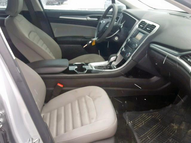 3FA6P0G78FR278295 - 2015 FORD FUSION S SILVER photo 5