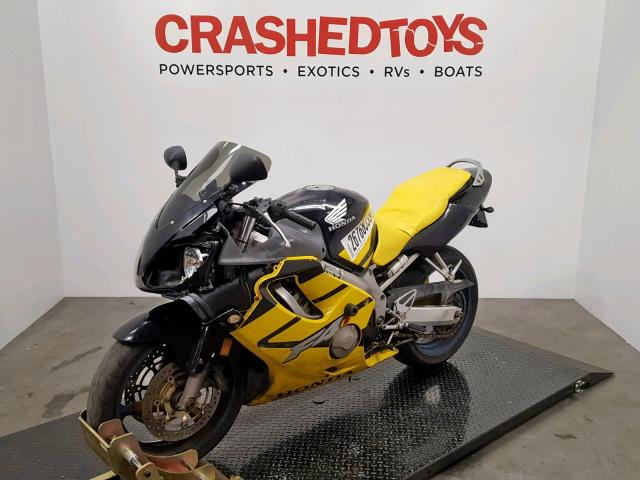 JH2PC35104M500237 - 2004 HONDA CBR600 F4 YELLOW photo 17