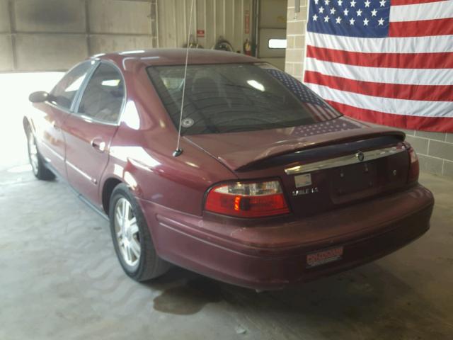 1MEFM55S94A621208 - 2004 MERCURY SABLE LS P MAROON photo 3