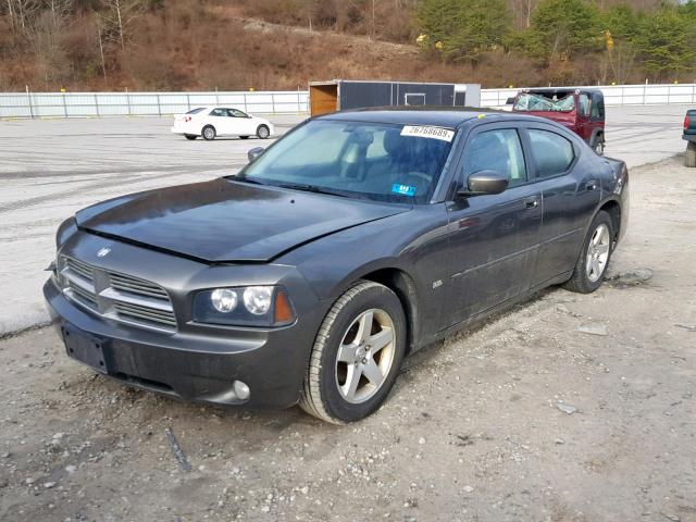 2B3CA3CV8AH231200 - 2010 DODGE CHARGER SX GRAY photo 2