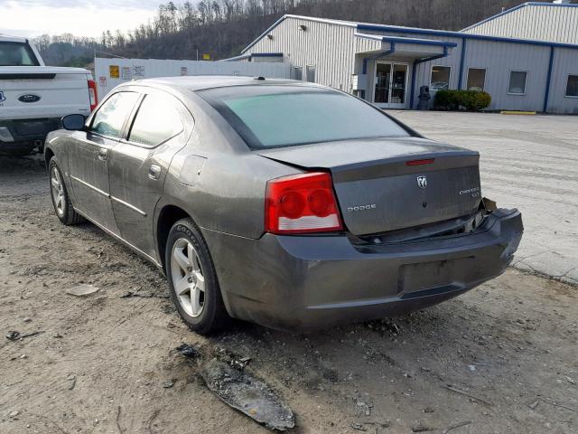 2B3CA3CV8AH231200 - 2010 DODGE CHARGER SX GRAY photo 3