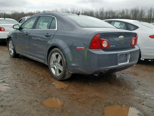 1G1ZH57B19F228385 - 2009 CHEVROLET MALIBU 1LT ნაცრისფერი ფოტო 3