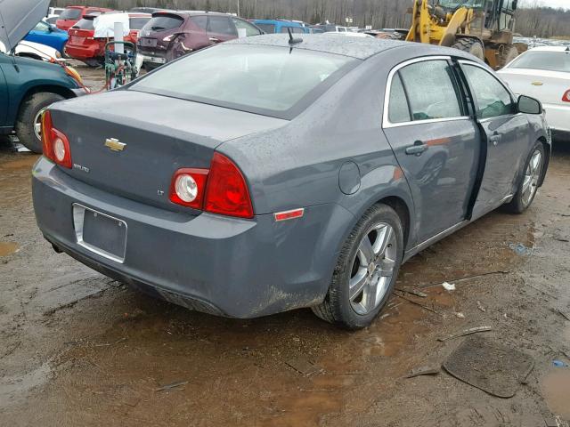 1G1ZH57B19F228385 - 2009 CHEVROLET MALIBU 1LT ნაცრისფერი ფოტო 4