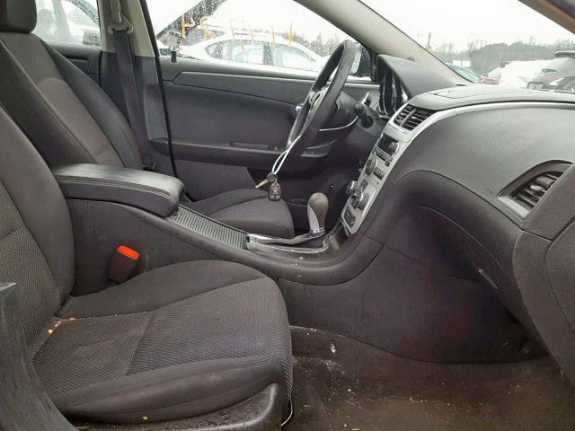 1G1ZH57B19F228385 - 2009 CHEVROLET MALIBU 1LT ნაცრისფერი ფოტო 5