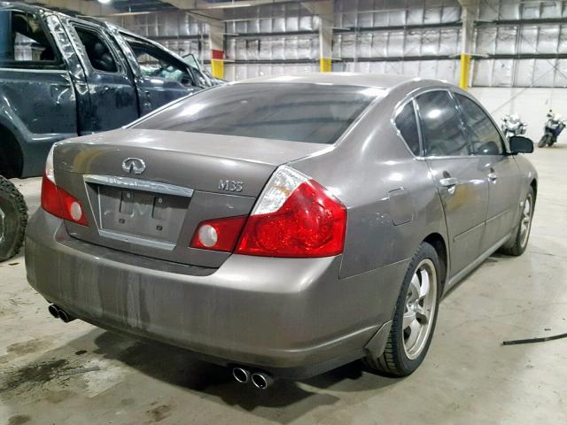 JNKAY01E37M309230 - 2007 INFINITI M35 BASE CHARCOAL photo 4