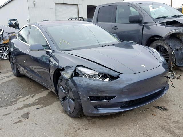 5YJ3E1EA5JF021810 - 2018 TESLA MODEL 3 CHARCOAL photo 1