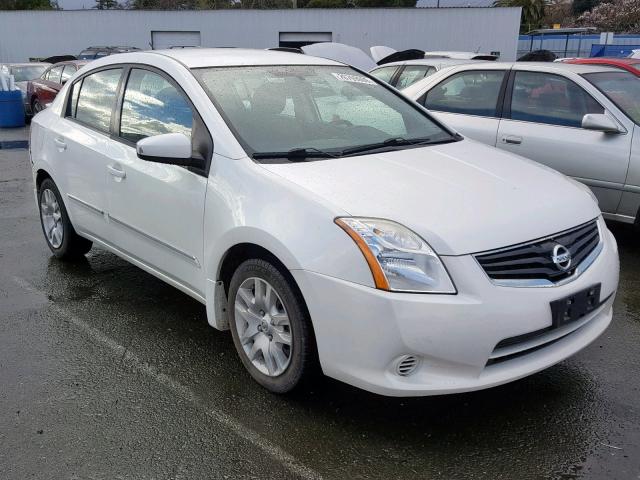 3N1AB6APXCL750545 - 2012 NISSAN SENTRA 2.0 WHITE photo 1