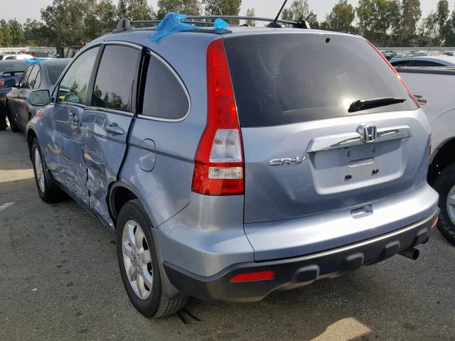 5J6RE487X8L050541 - 2008 HONDA CR-V EXL GRAY photo 3