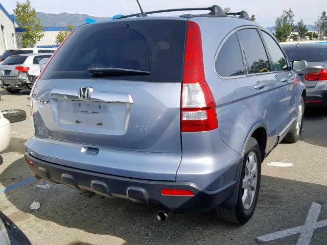 5J6RE487X8L050541 - 2008 HONDA CR-V EXL GRAY photo 4