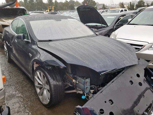 5YJSA1DP4DFP23649 - 2013 TESLA MODEL S Կապույտ լուսանկար 1