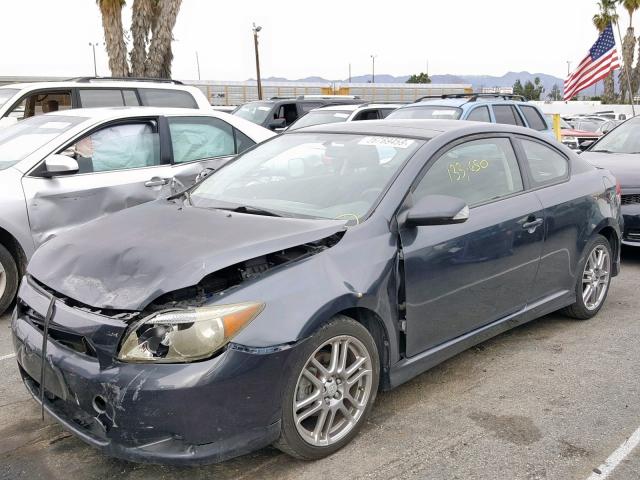 JTKDE177760074285 - 2006 TOYOTA SCION TC ნაცრისფერი ფოტო 2