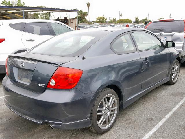 JTKDE177760074285 - 2006 TOYOTA SCION TC ნაცრისფერი ფოტო 4