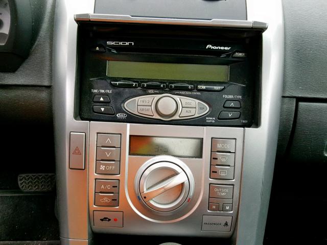 JTKDE177760074285 - 2006 TOYOTA SCION TC ნაცრისფერი ფოტო 9