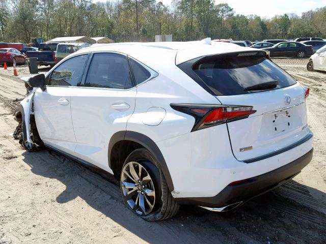 JTJYARBZ6H2053377 - 2017 LEXUS NX 200T WHITE photo 3