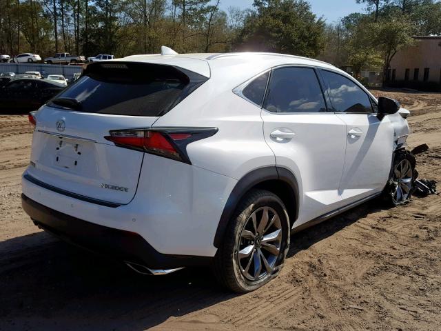 JTJYARBZ6H2053377 - 2017 LEXUS NX 200T WHITE photo 4