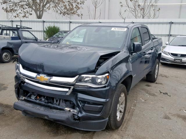 1GCGTCEN0J1100736 - 2018 CHEVROLET COLORADO L CHARCOAL photo 2