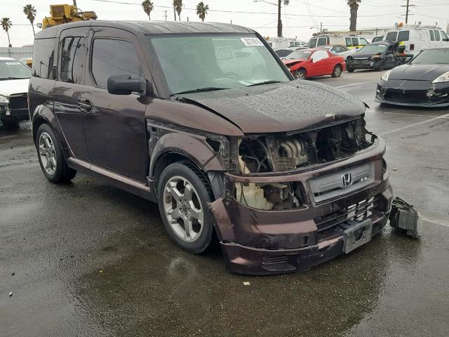 5J6YH18997L013787 - 2007 HONDA ELEMENT SC BURGUNDY photo 1