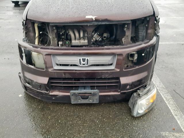 5J6YH18997L013787 - 2007 HONDA ELEMENT SC BURGUNDY photo 9