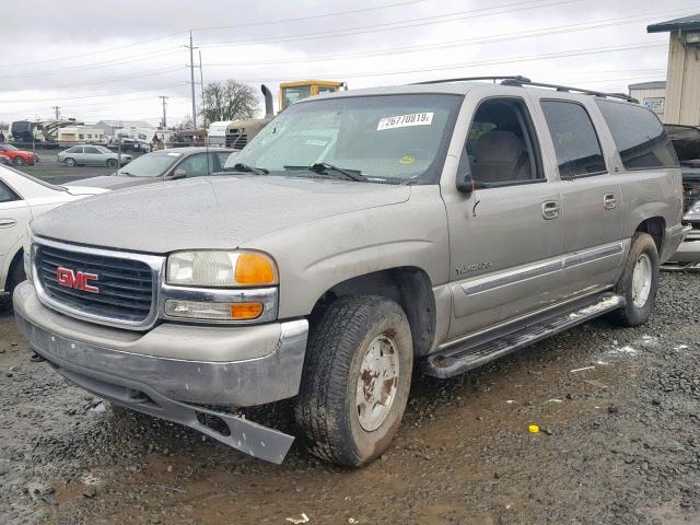 3GKEC16T71G170636 - 2001 GMC YUKON XL C BROWN photo 2