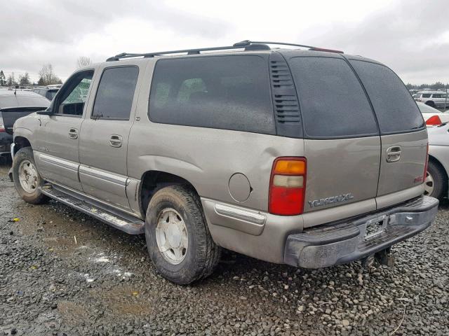 3GKEC16T71G170636 - 2001 GMC YUKON XL C BROWN photo 3