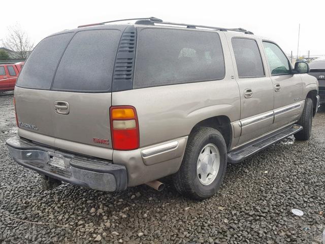 3GKEC16T71G170636 - 2001 GMC YUKON XL C BROWN photo 4