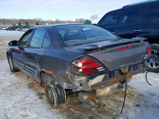 1G2NF52E12M590736 - 2002 PONTIAC GRAND AM S BROWN photo 3