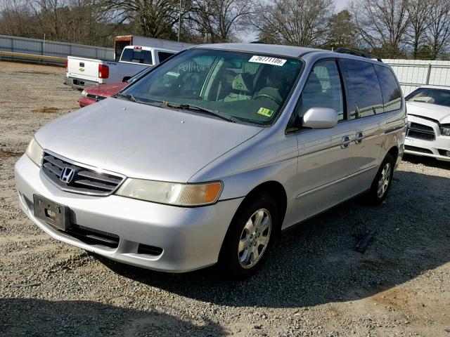 5FNRL18623B008149 - 2003 HONDA ODYSSEY EX SILVER photo 2