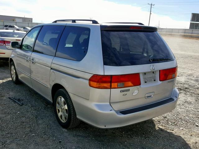 5FNRL18623B008149 - 2003 HONDA ODYSSEY EX SILVER photo 3