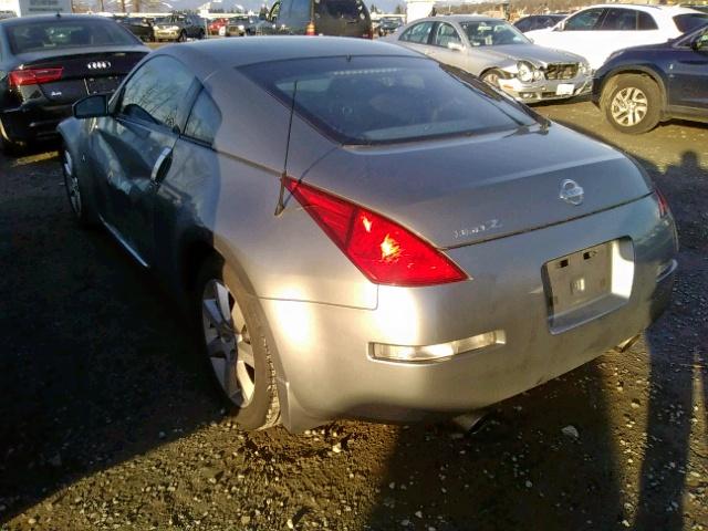 JN1AZ34D25M608159 - 2005 NISSAN 350Z COUPE GRAY photo 3