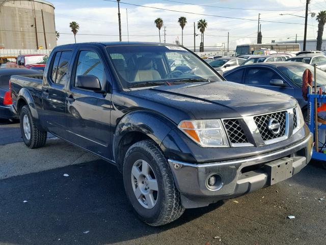 1N6AD09U27C404776 - 2007 NISSAN FRONTIER C BLACK photo 1